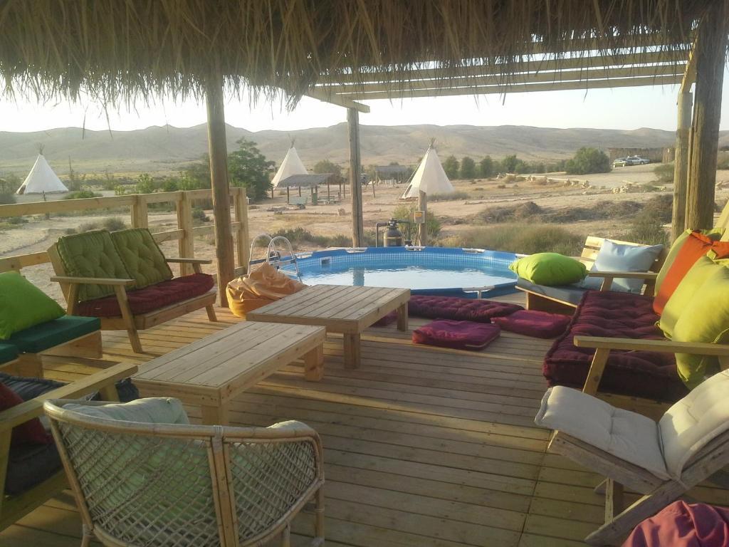 Desert Olive Farm Hotel Sede Boqer Buitenkant foto